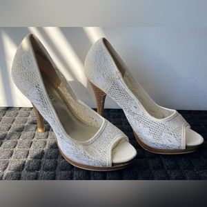 Rampage Laced High Heels